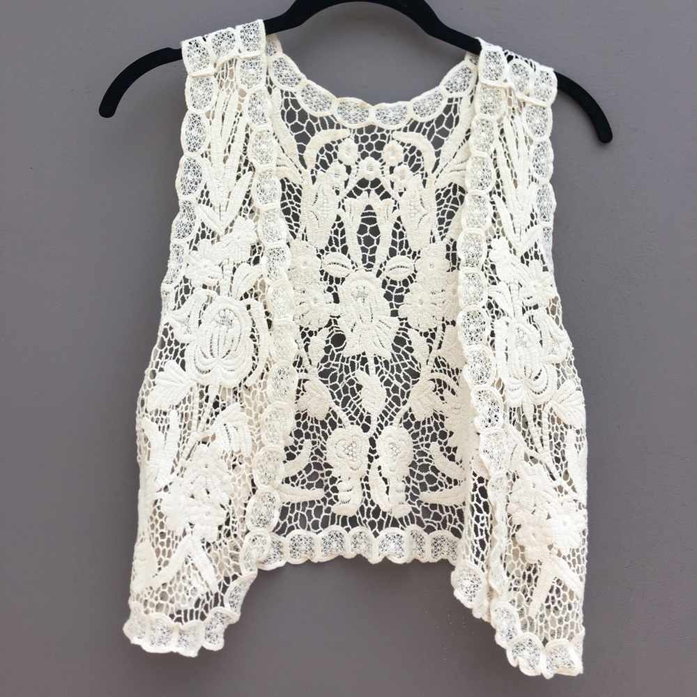 Vintage embroidered vest